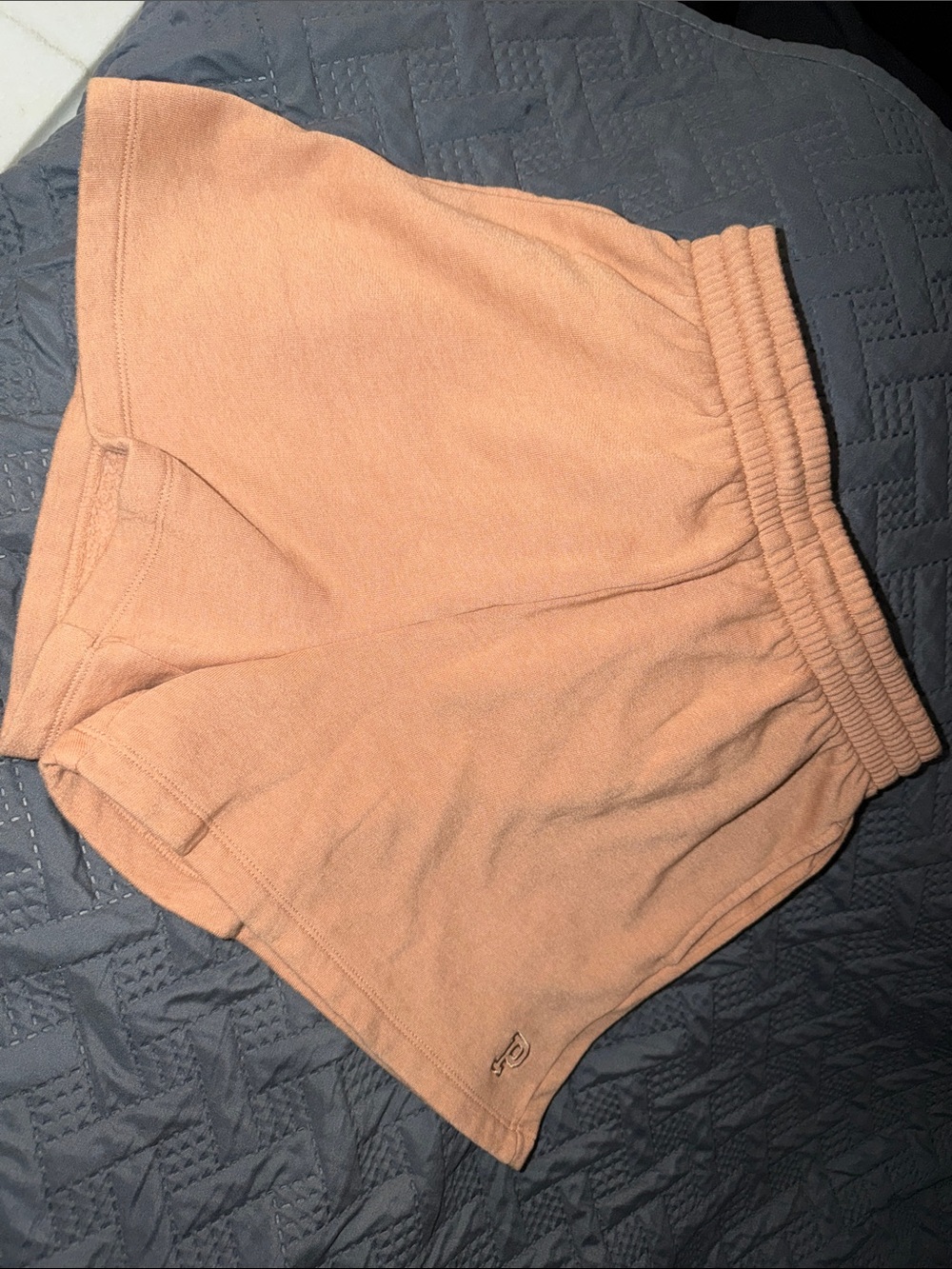 PINK Victoria's Secret Peach Terry Athletic Lounge Shorts